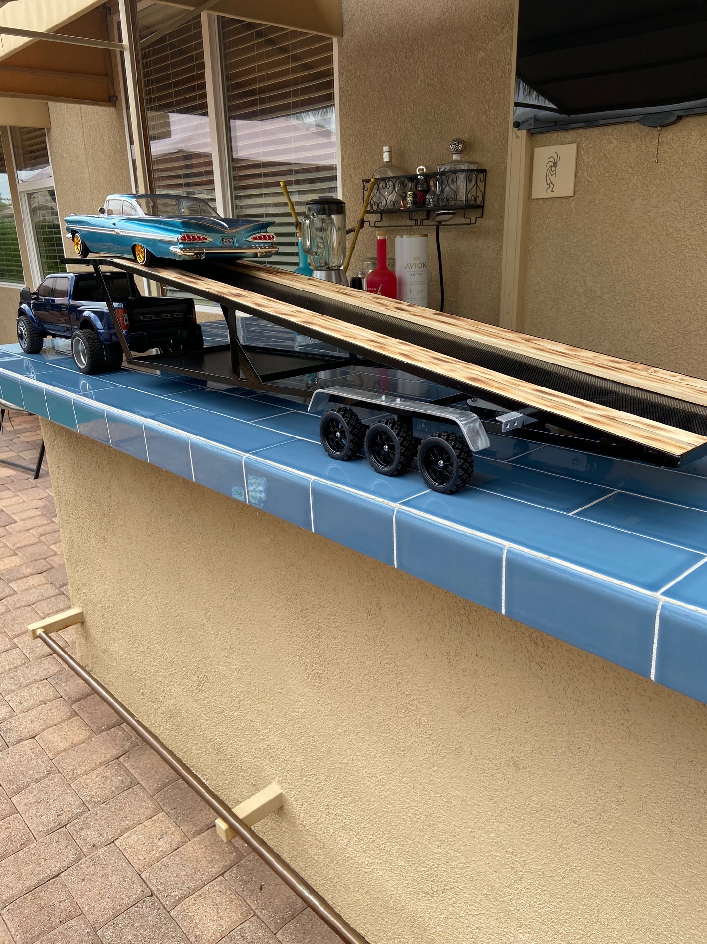 3 car Wedge trailer