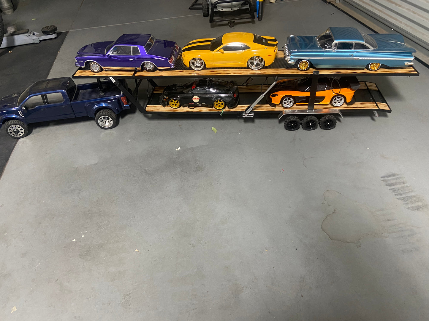 5 cars 1:10 scale